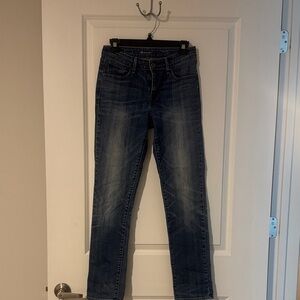 Levi's Dark Blue Straight Leg Women's Jeans